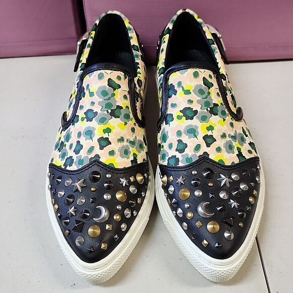 Coach 1941 6.5 Leather Pointed Sneakers - NWOT - Picture 2 of 11